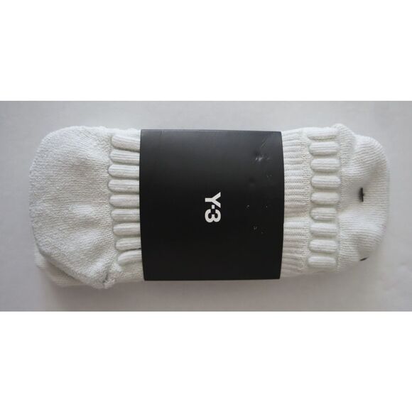 adidas Y-3 JW855 Men's Sz S Orbit Gray/Black Tennis Sportswear Crew Socks - Picture 1 of 5